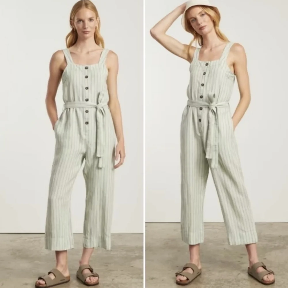 Everlane Linen Jumpsuit Size 4 NWT